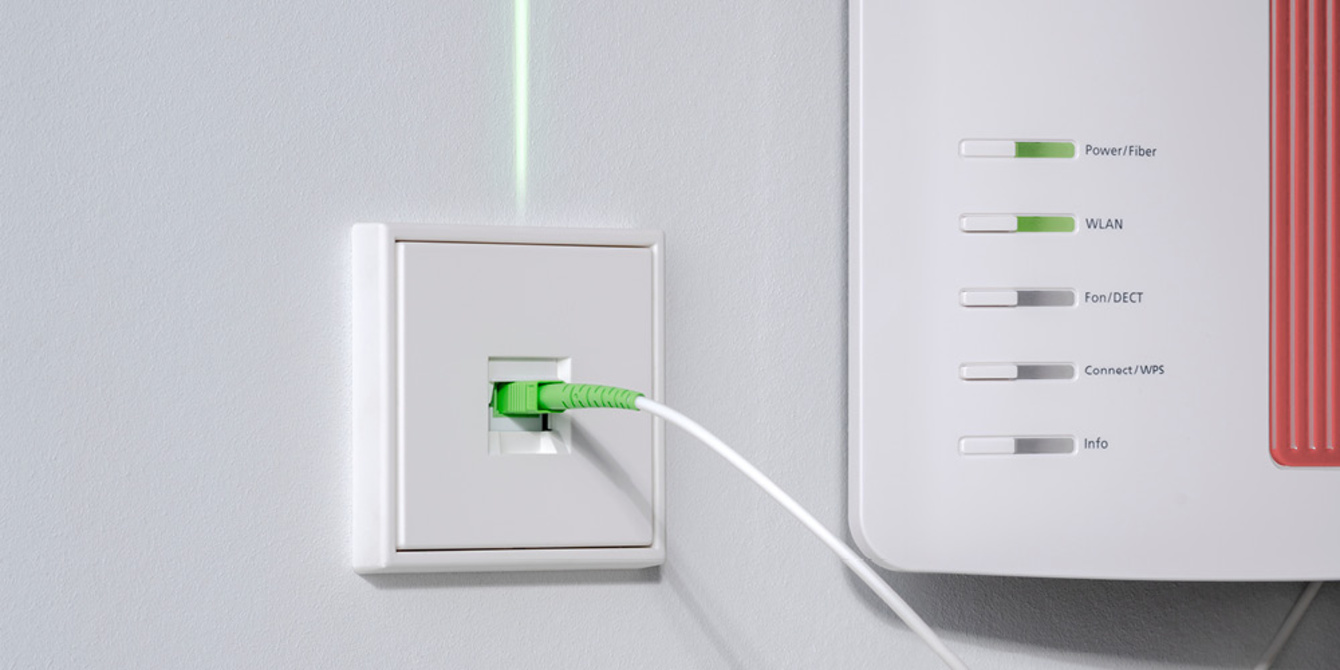 Die neuen Glasfaser-Anschlussdosen bei Elektro Kürschner GbR in Eisenach